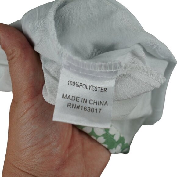 Princess Polly Green Floral Midi Dress With Slit Spaghetti Straps US Size 8 - Picture 9 of 9